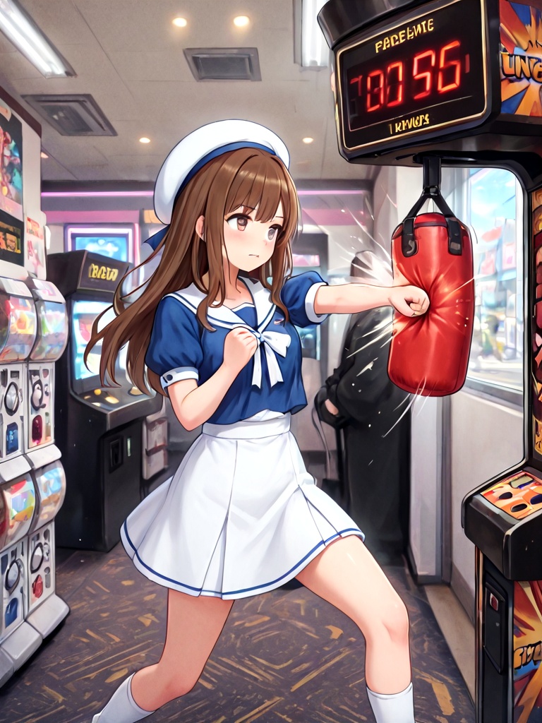 boxing machine,  speed bag,  punching bag on Tensor.Art