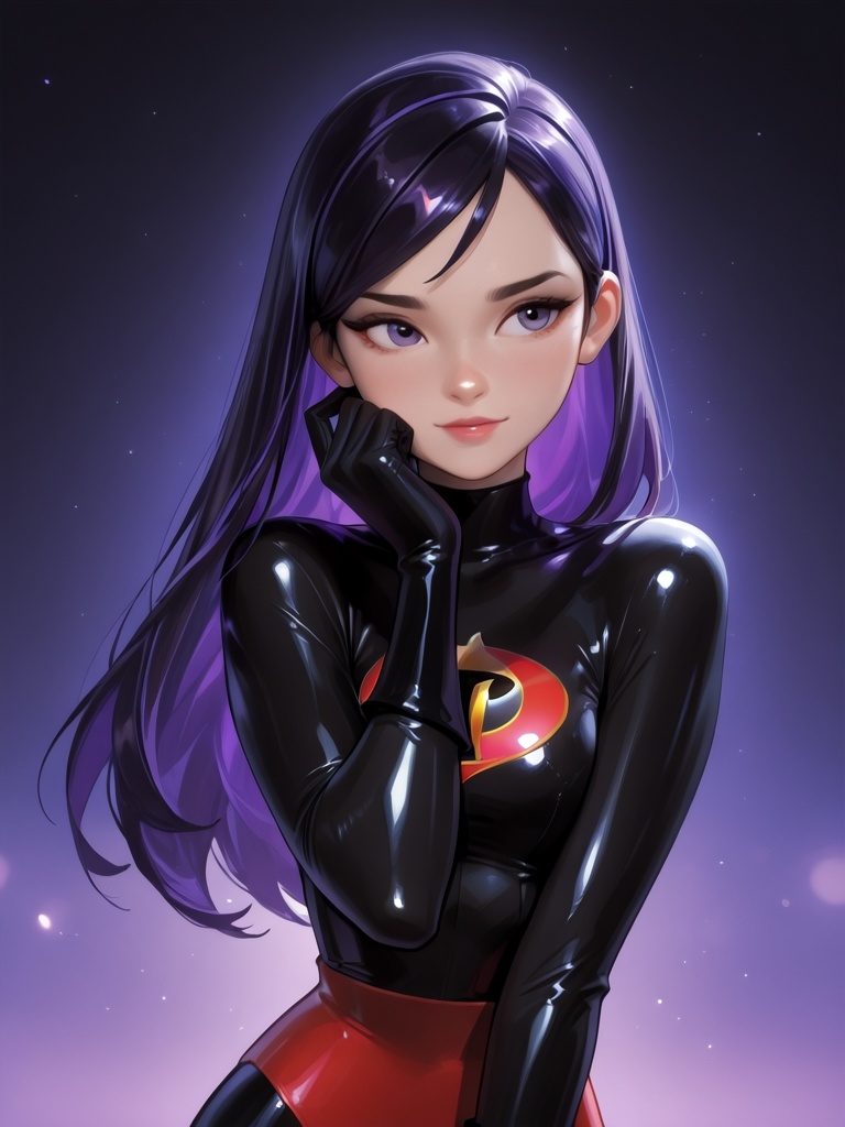 1girl,  violet parr (the incredibles),  general on Tensor.Art