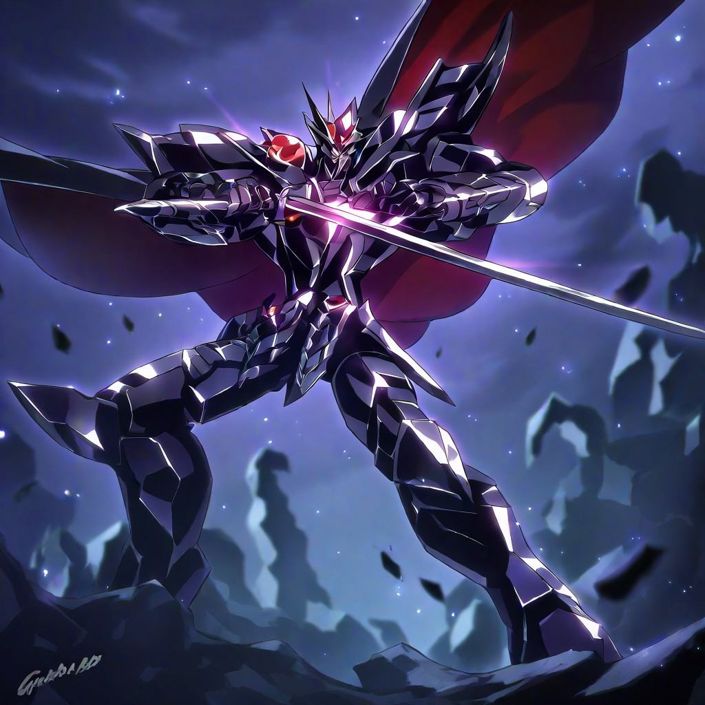 1boy,  mecha,  robotic knight on Tensor.Art