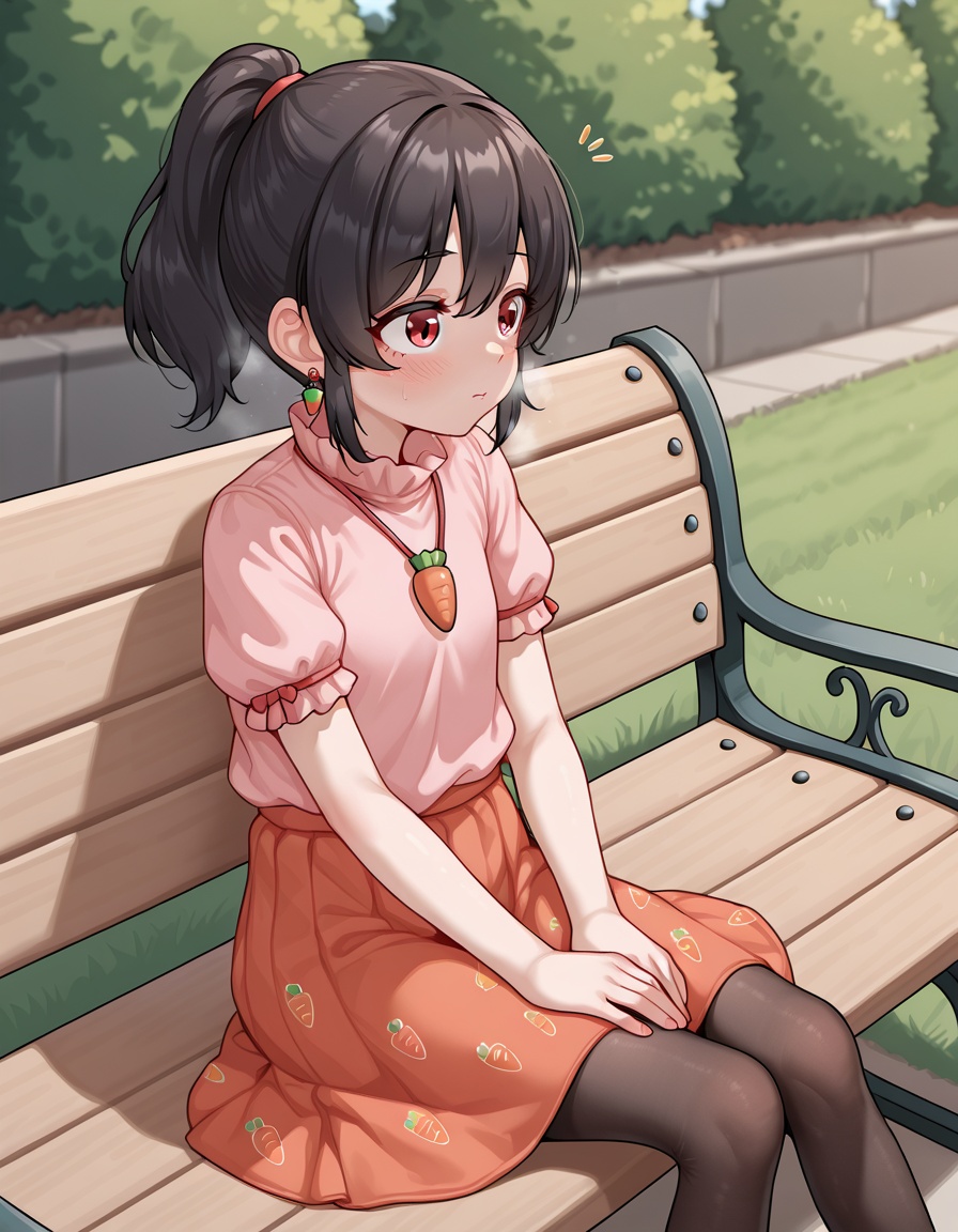 gstyle1girl,  ponytail,  black hair on Tensor.Art