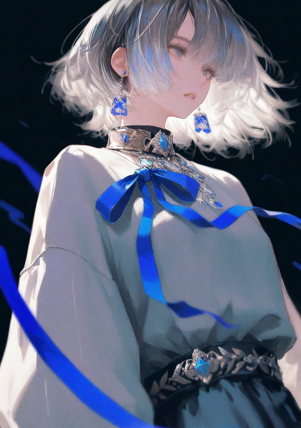 solo,  1girl,  jewelry on Tensor.Art