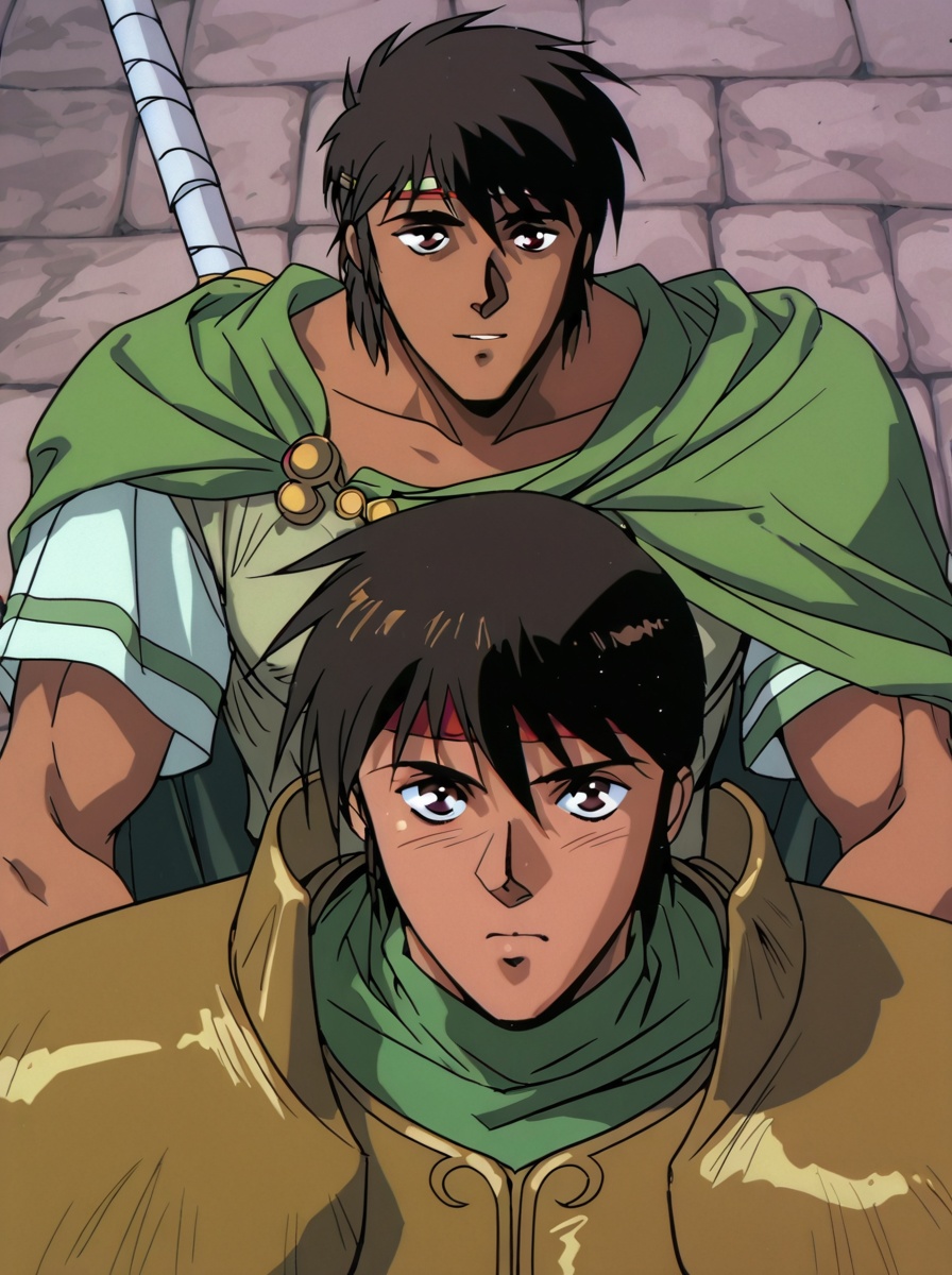 lodoss,  2boys,  parn on Tensor.Art