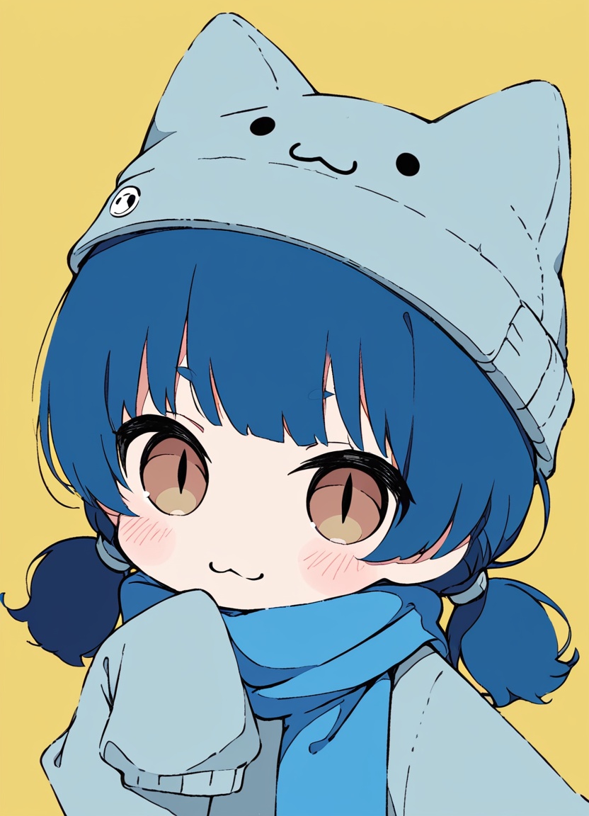 1girl,  scarf,  animal ears on Tensor.Art