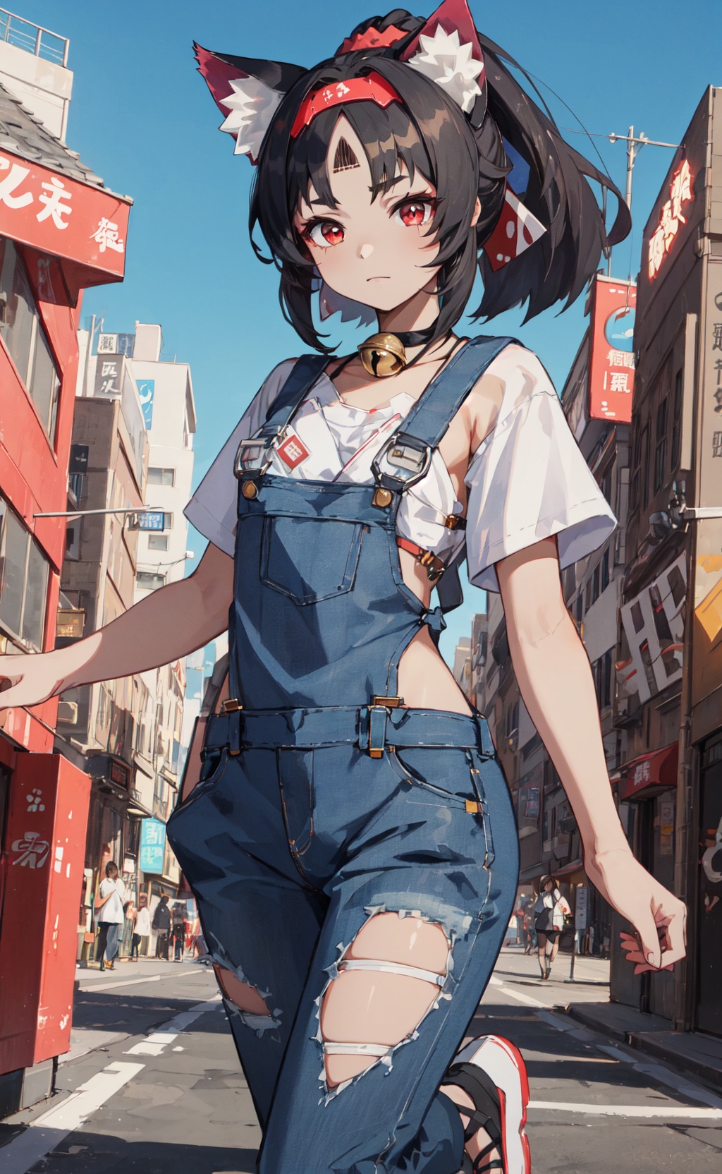 Nekomiya CYQL,  1girl,  looking at viewer on Tensor.Art