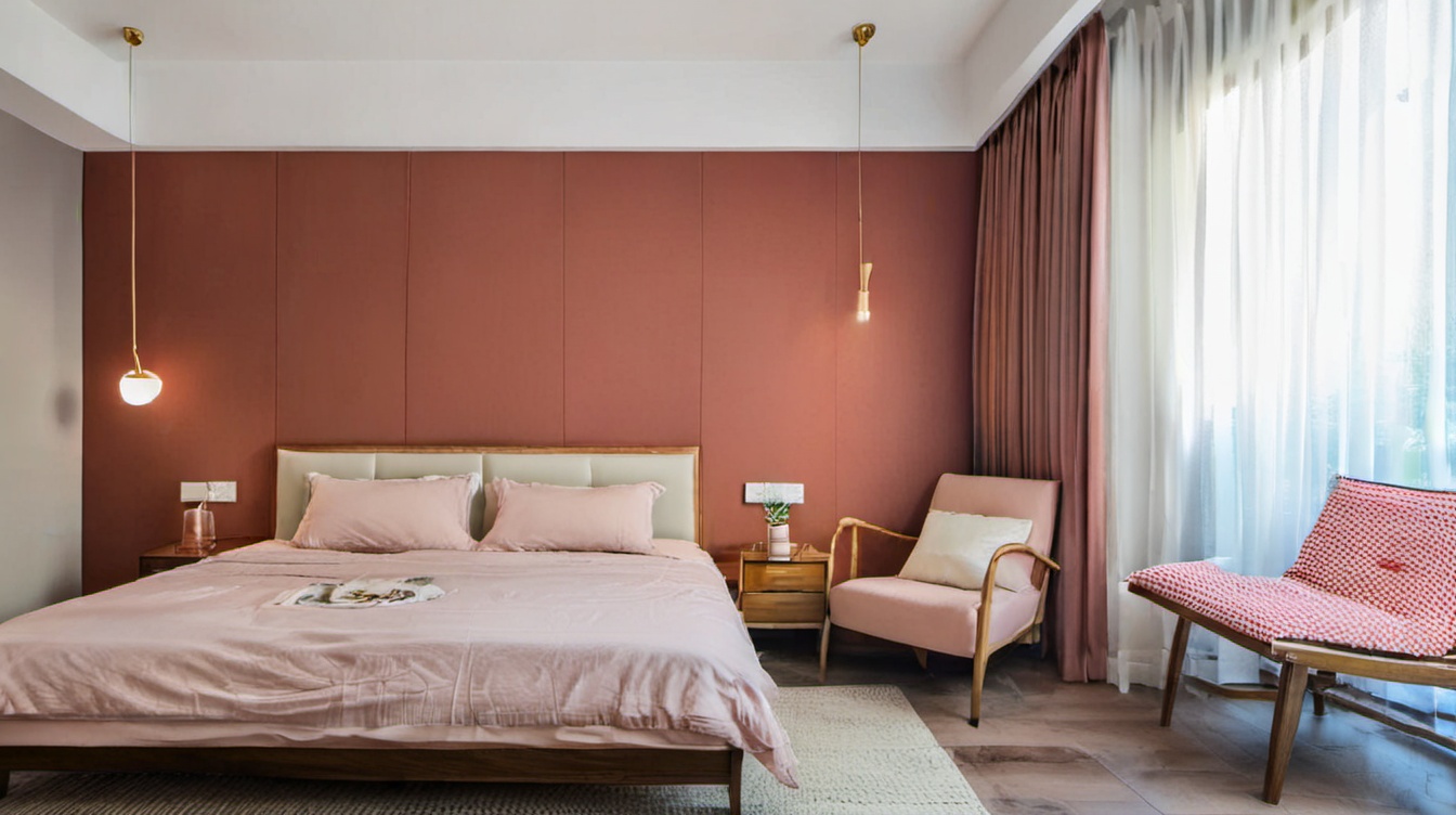 <lora:secai XL2.0:0.6>,indoor,bedroom,floor,bed,curtains,table,chair,bed_sheet,pillow,available light,cup,plant,vase,incredibly absurdres,realistic,