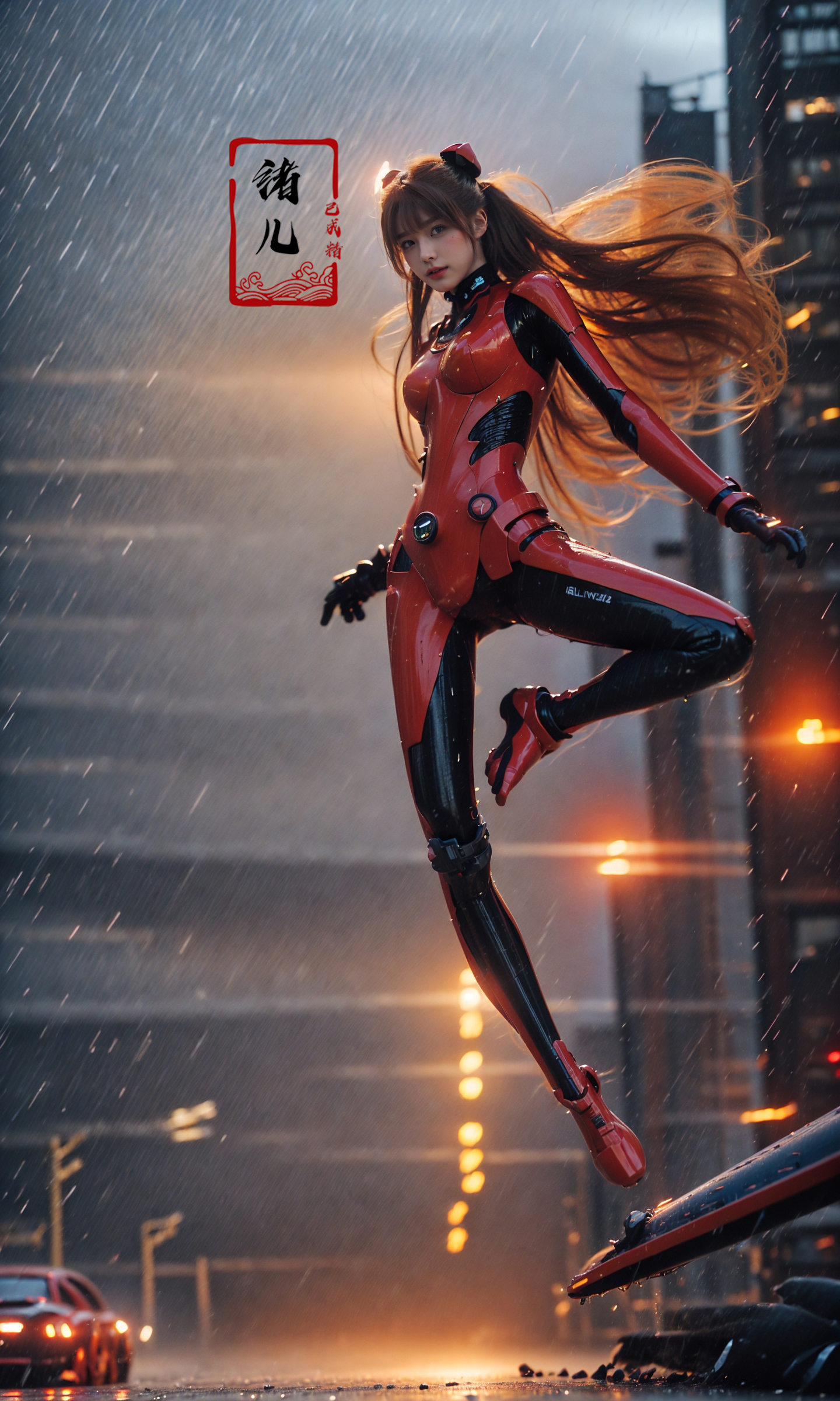 Epic CG masterpiece,  Asuka Langley Soryu,  hdr on Tensor.Art