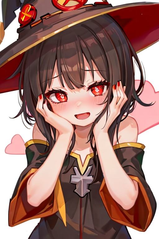 1girl,  megumin,  witch hat on Tensor.Art