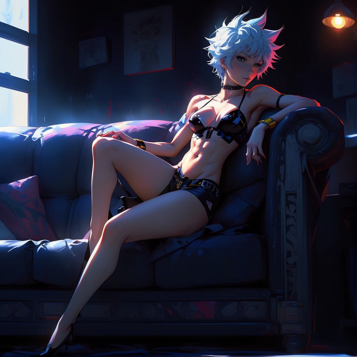 Full body,  spike,  cowboy bebop on Tensor.Art