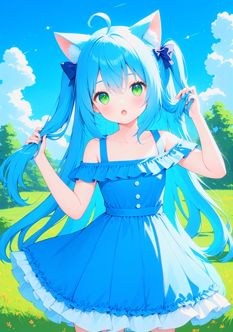二次元猫娘 by 三叶璃 on Tensor.Art