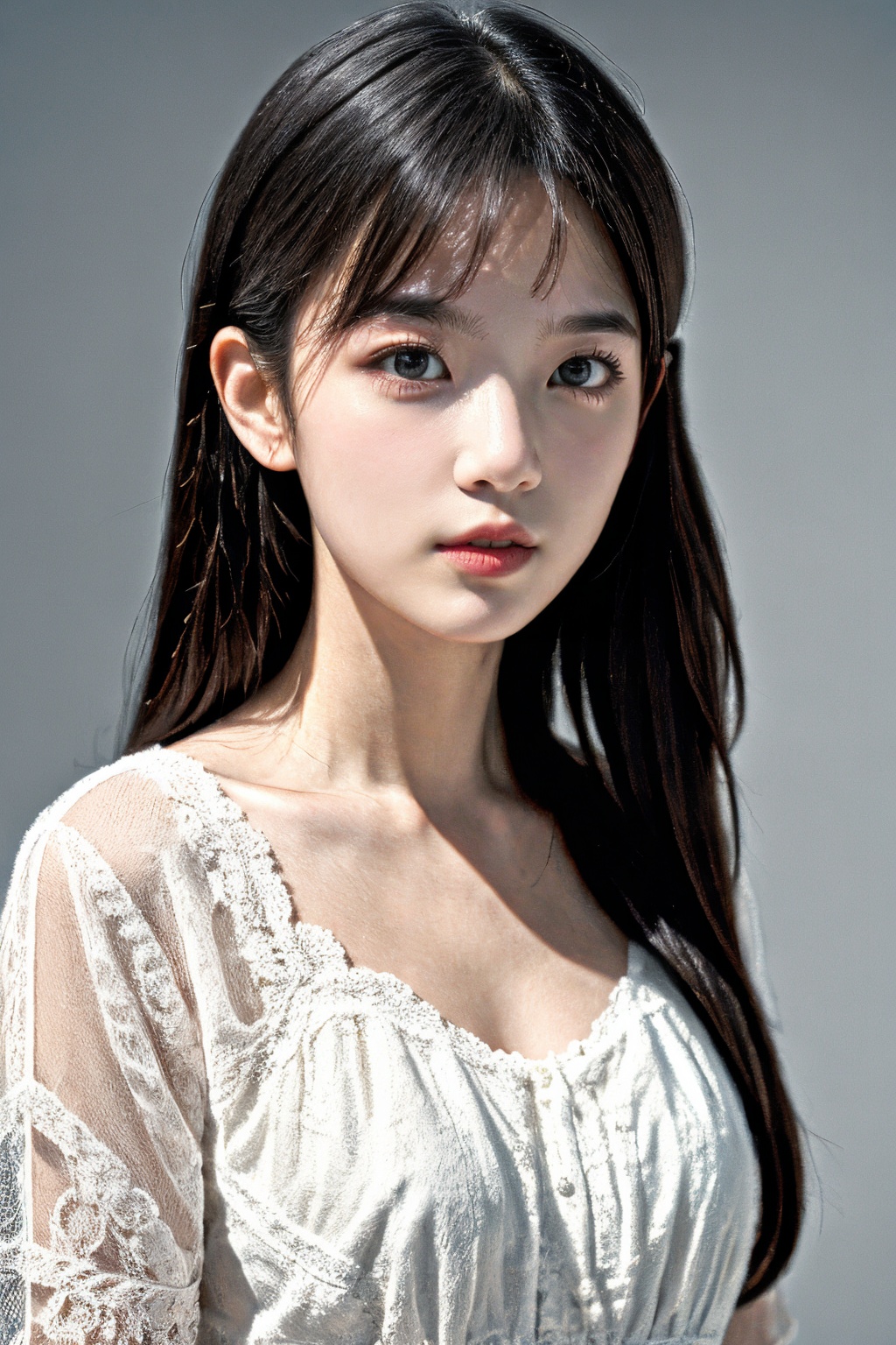 girl,  upper body,  realistic by 天TIN on Tensor.Art