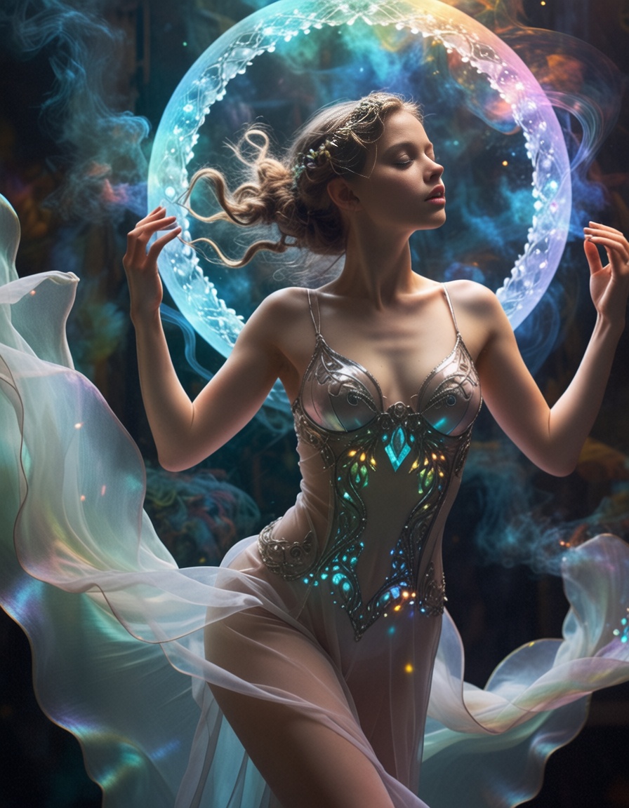 ehauraglow,  ehartnoveau,  girl dancing on Tensor.Art