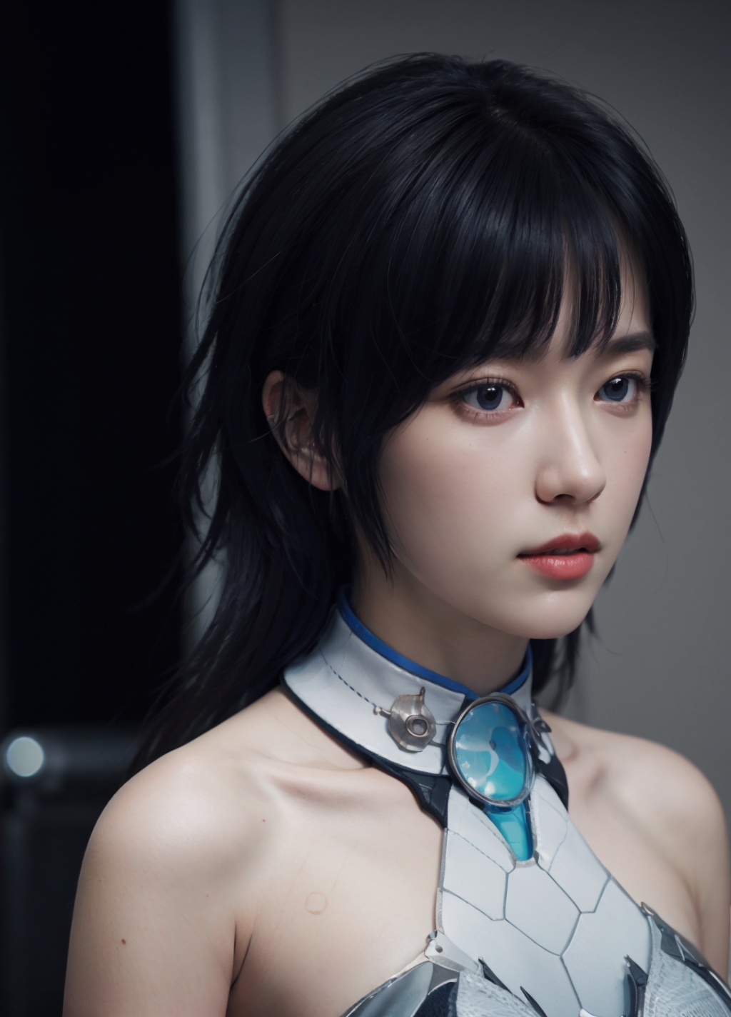 (masterpiece, best quality:1.3),ultra highres,8k,(realistic, photorealistic:1.4),best quality,masterpiece,1girl,bashful,solo,dress,riuhi,<lora:逆战凛:0.7>,