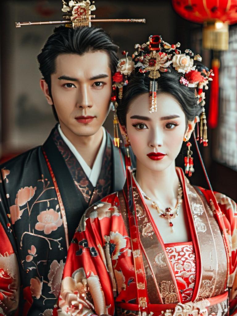 husband and wife,  hunsha,  jewelry by 小资AI画廊 on Tensor.Art