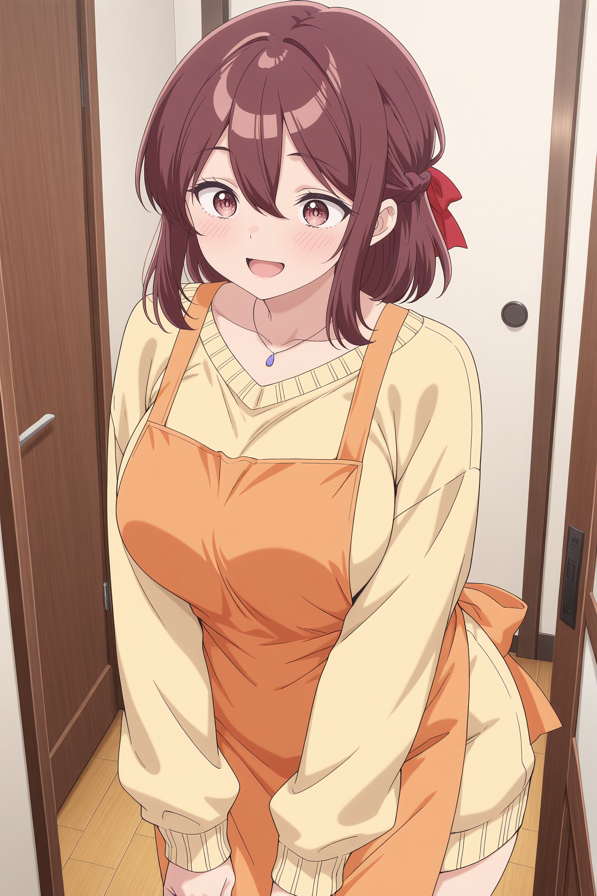 apron,  akemi-abikura(yowayowasensei),  baseoutfit on Tensor.Art