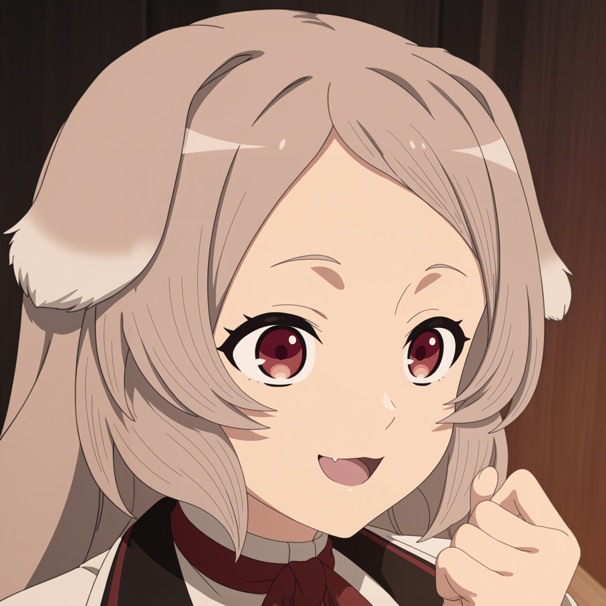 pursena-mushokutensei,  1girl,  red eyes on Tensor.Art