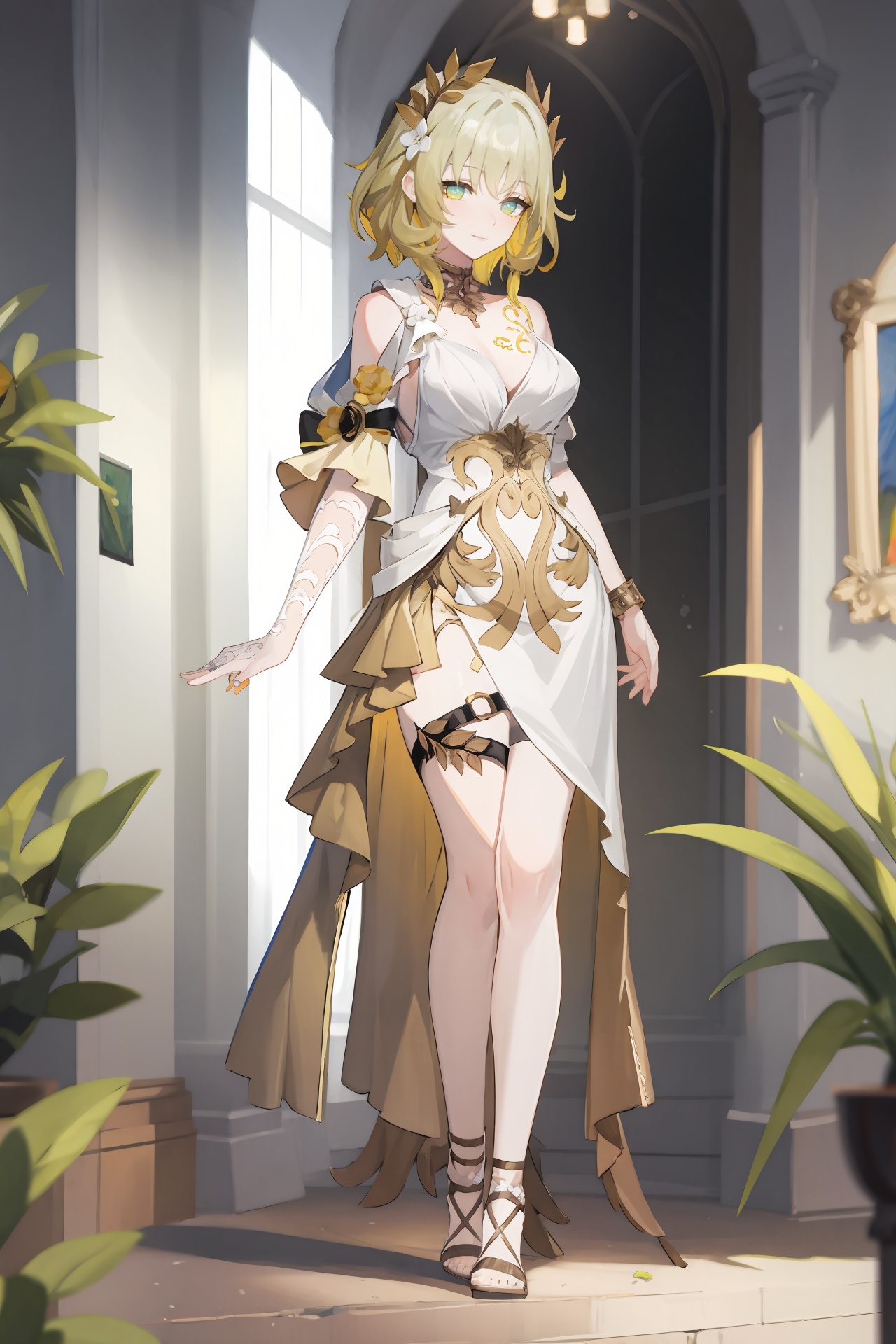 1girl,  solo,  aglaea \(honkai: star rail\) on Tensor.Art