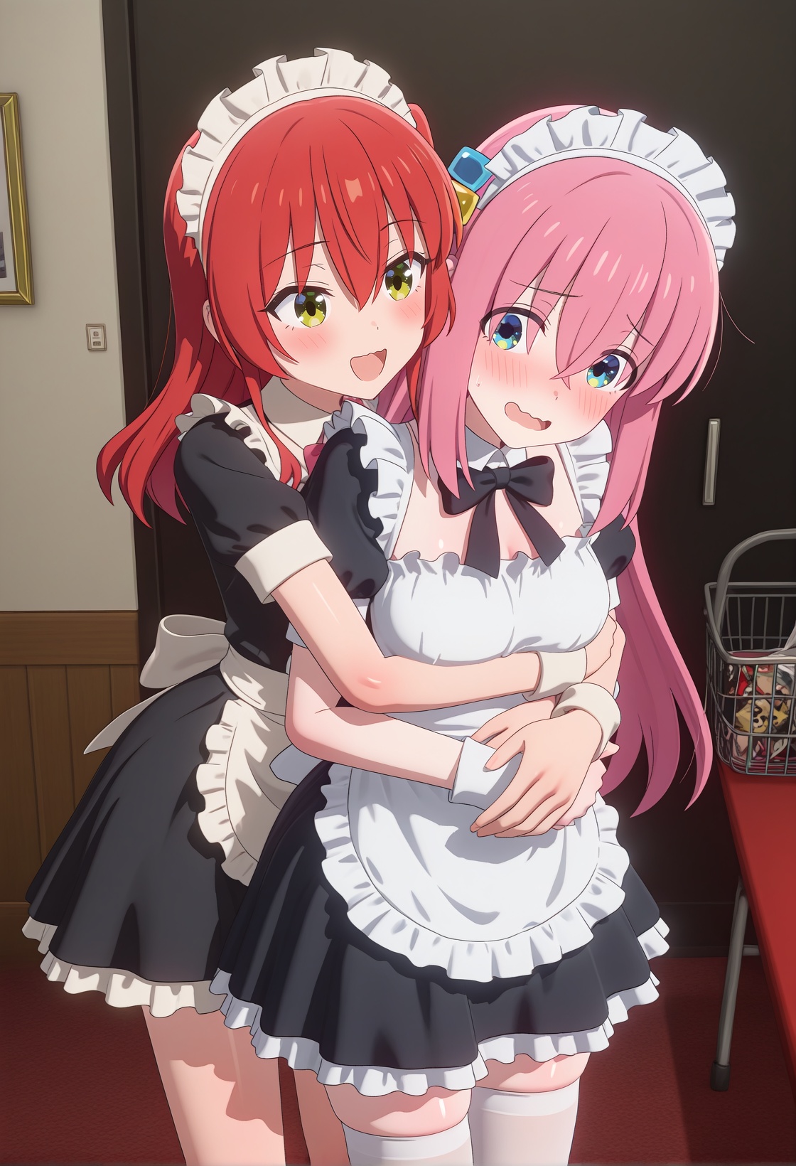 2girls,  gotoh hitori,  kita ikuyo on Tensor.Art