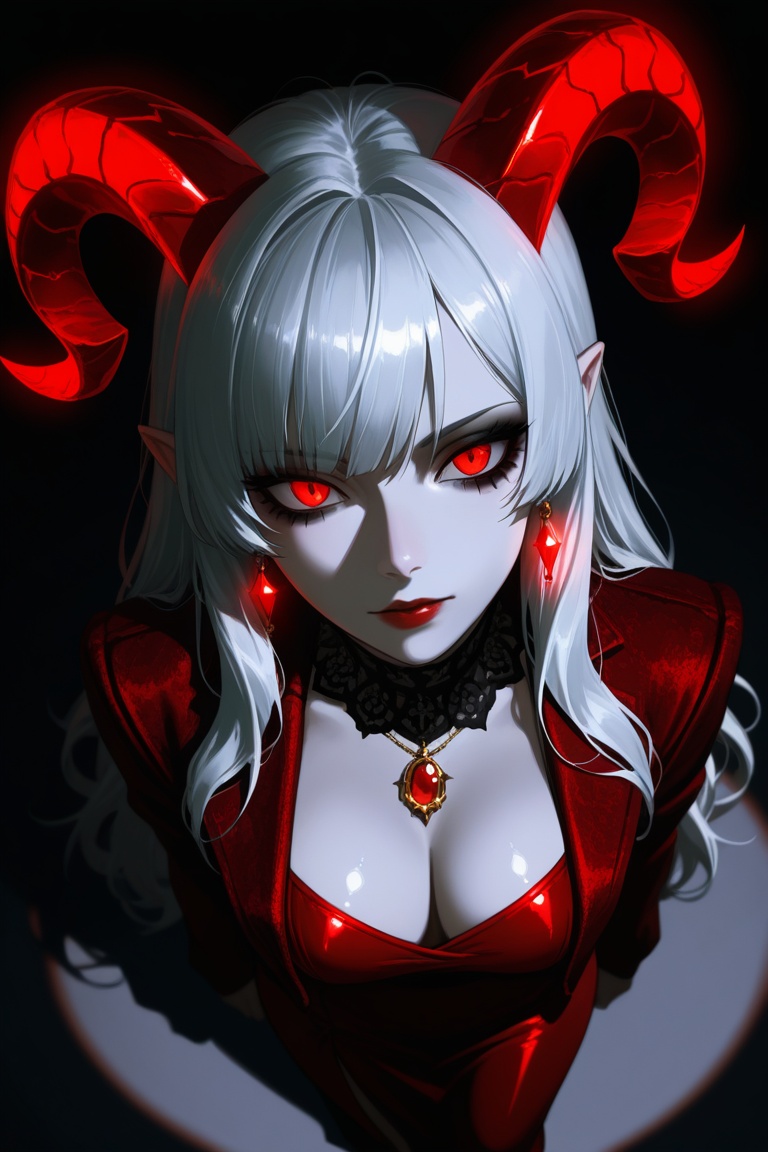 1girl,  solo,  demon girl on Tensor.Art
