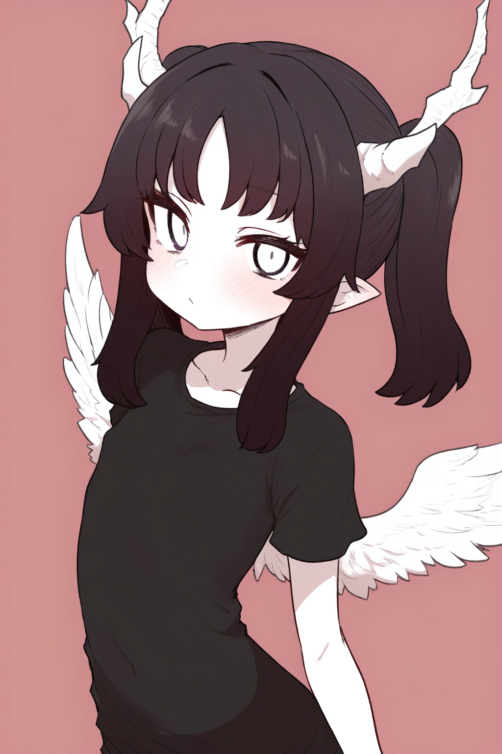 1girl,  white background,  solo on Tensor.Art