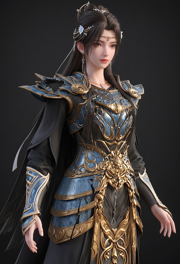 清漪服装2 雷帝战衣-国漫-pony by 云落 on Tensor.Art