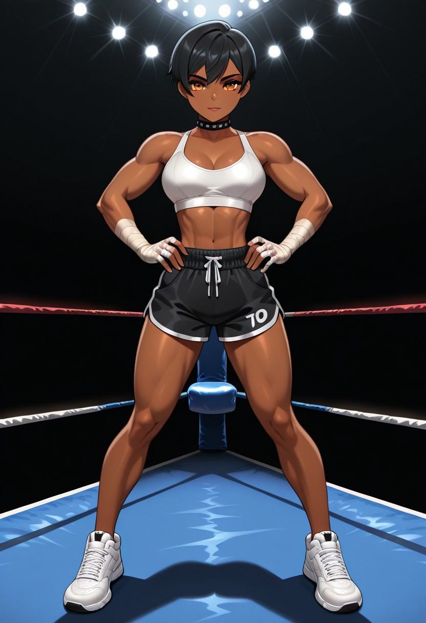 (solo),  (1girl),  Lady Boxer on Tensor.Art