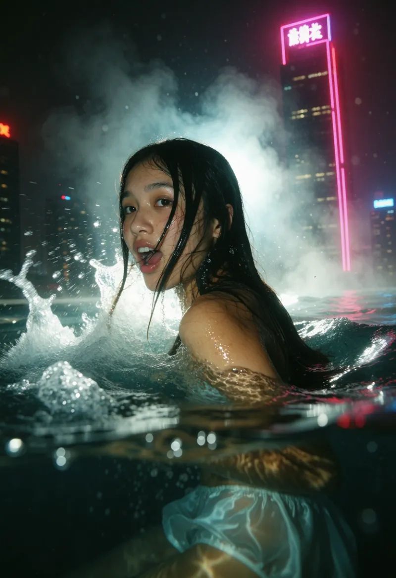 A candid,  ******* snapshot of Wing-Yan,  a young woman of Hong Kong nationality on Tensor.Art