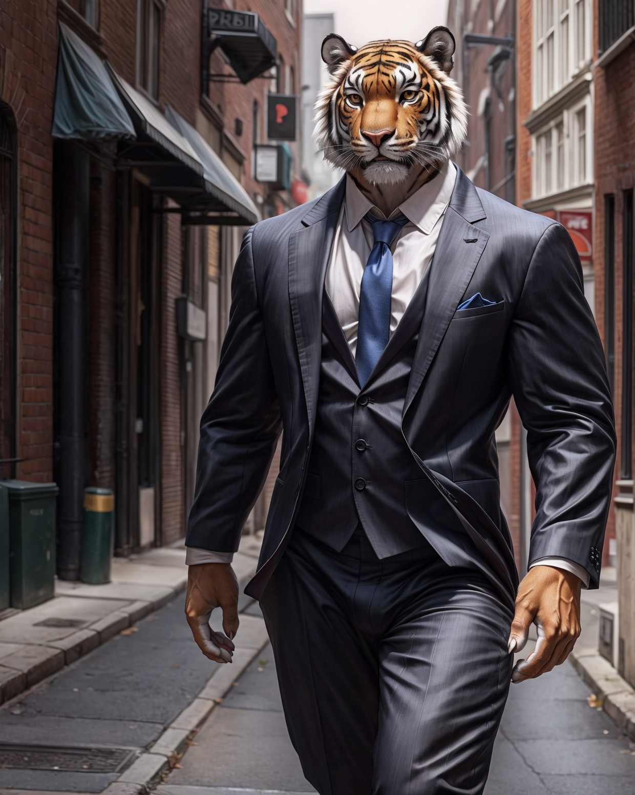 anthro,  tiger,  male on Tensor.Art
