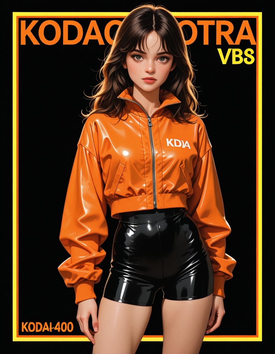80s style poster art kiosk,  Art prints of famous paintings and pop culture icons,  windbreaker with bike shorts on Tensor...