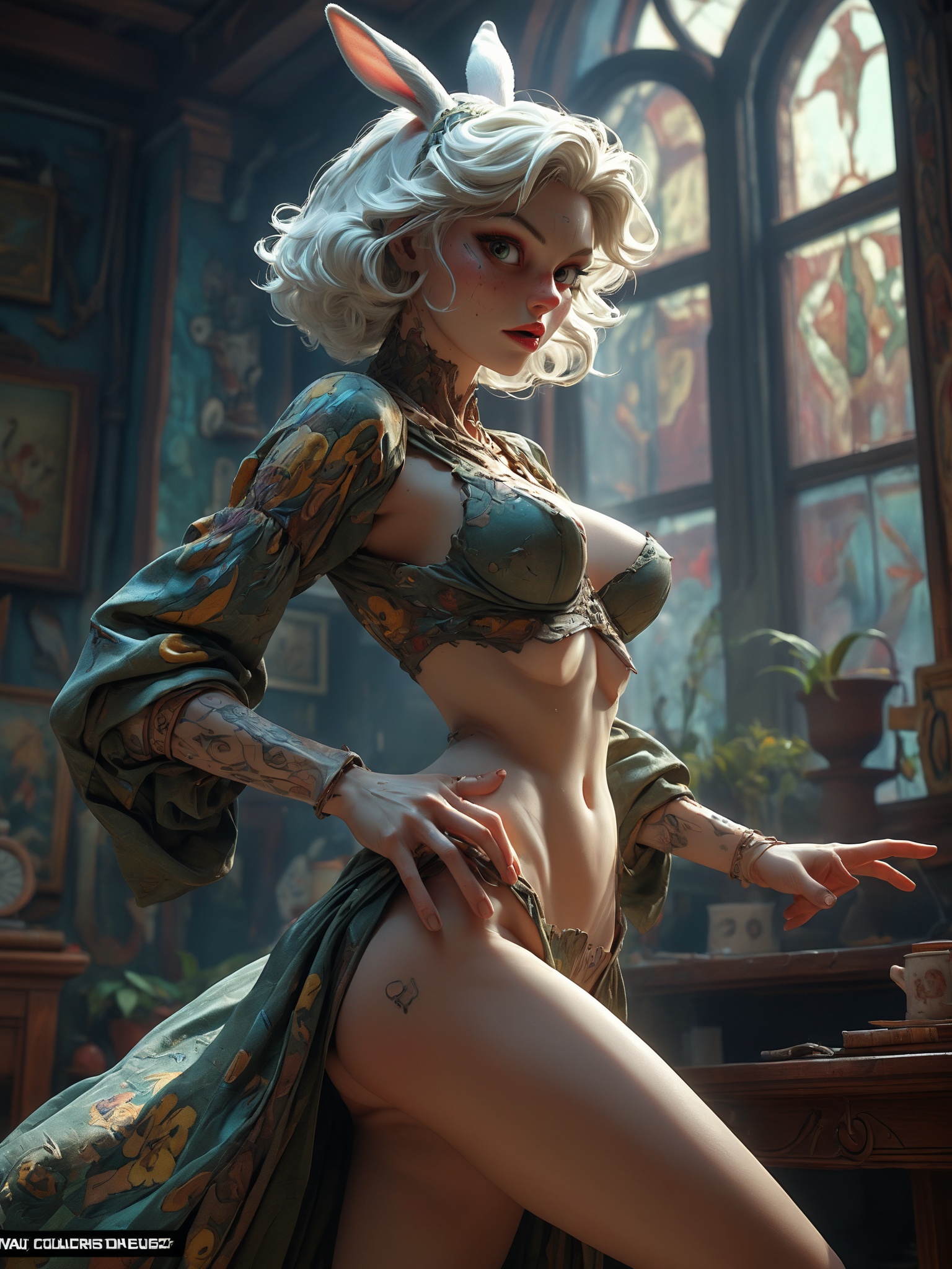highly detailed and hyper realistic photo,  by Bunny Yeager ,  by Ivan Bilibin on Tensor.Art