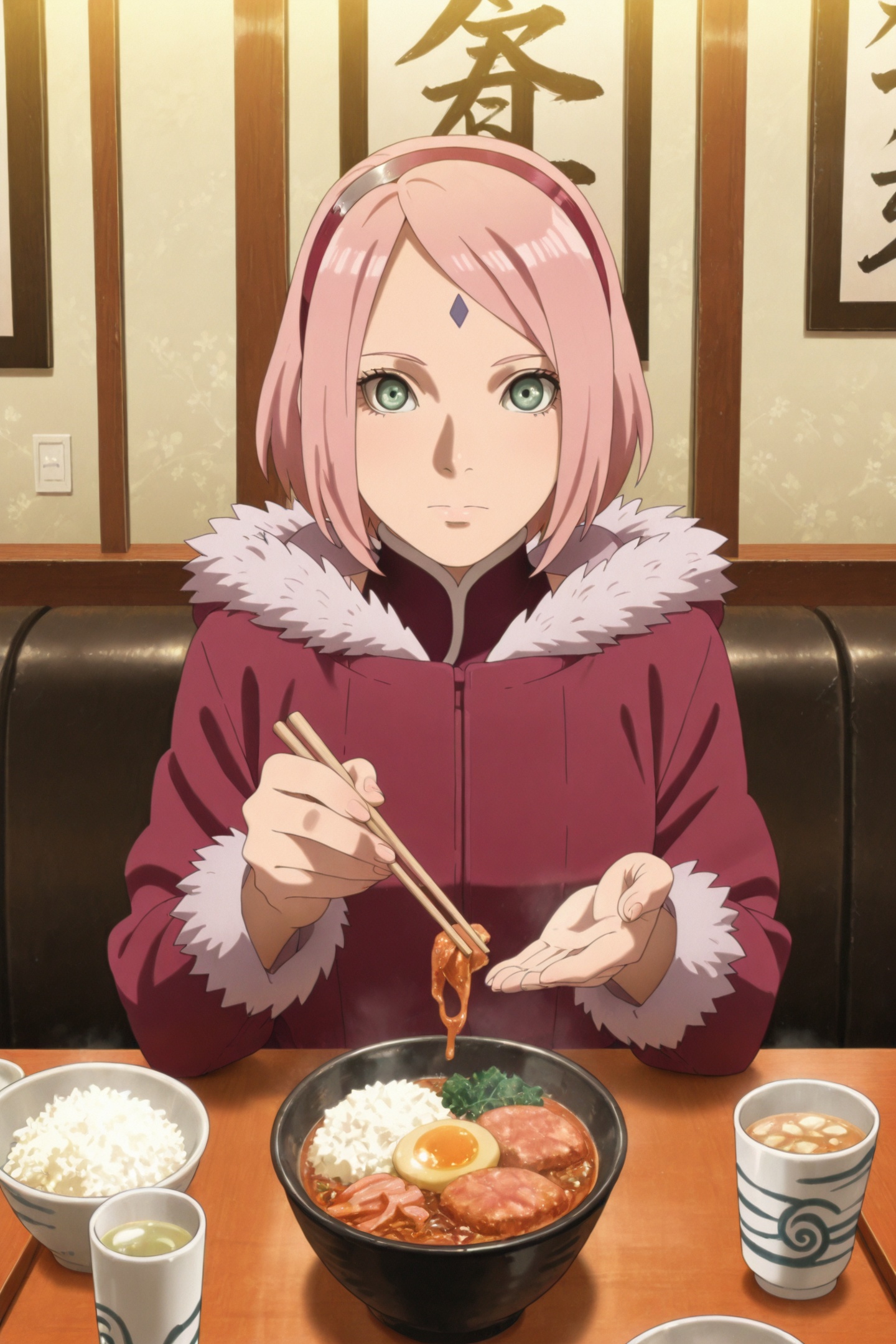 THE LAST MOVIE Style,  haruno sakura,  1girl on Tensor.Art