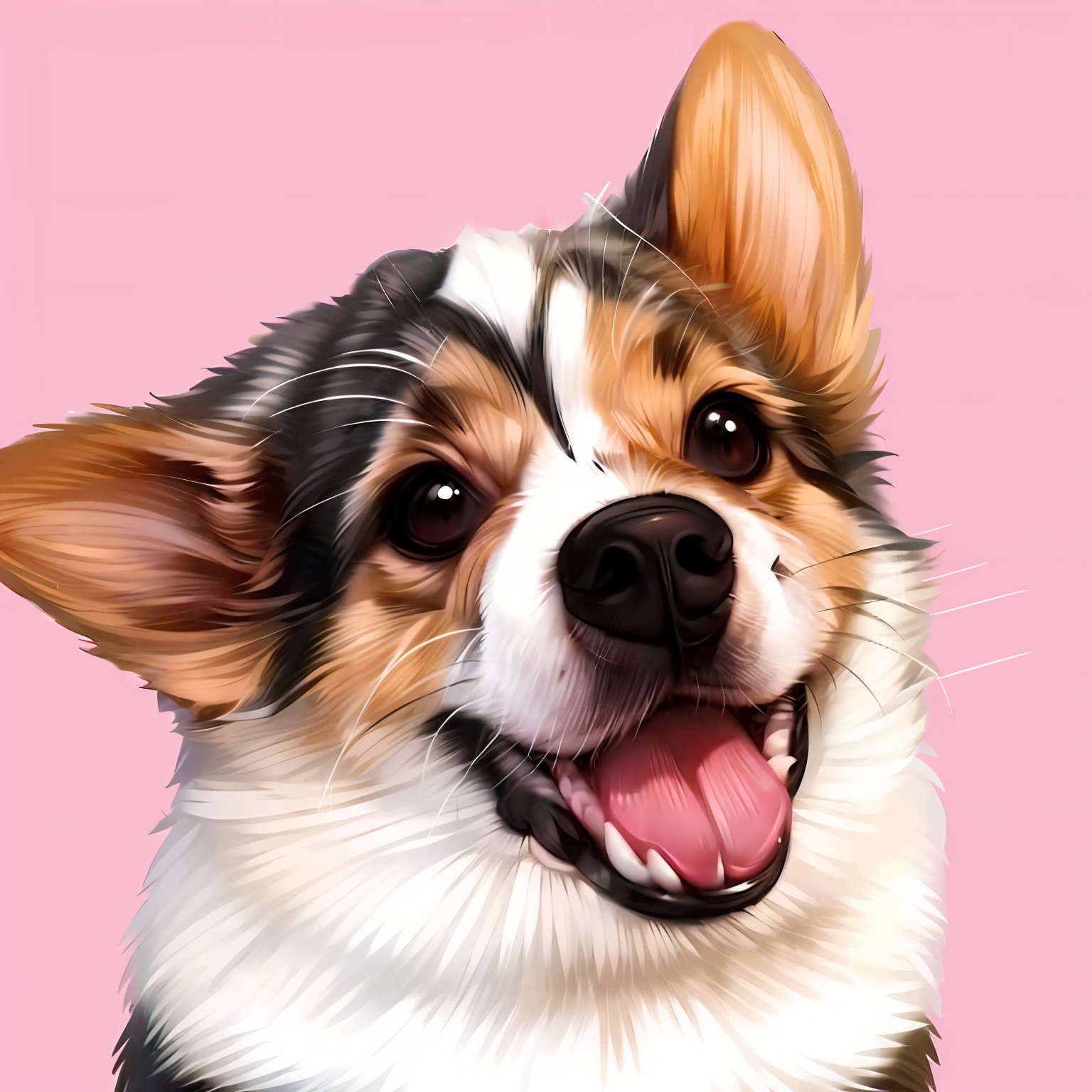 HTTP,corgi, no humans, animal focus, bow, bowtie, animal, open mouth, white background, dog, simple background, pink bow, realistic, pink bowtie, teeth<lora:HTTP_20231121185644-000008:1>