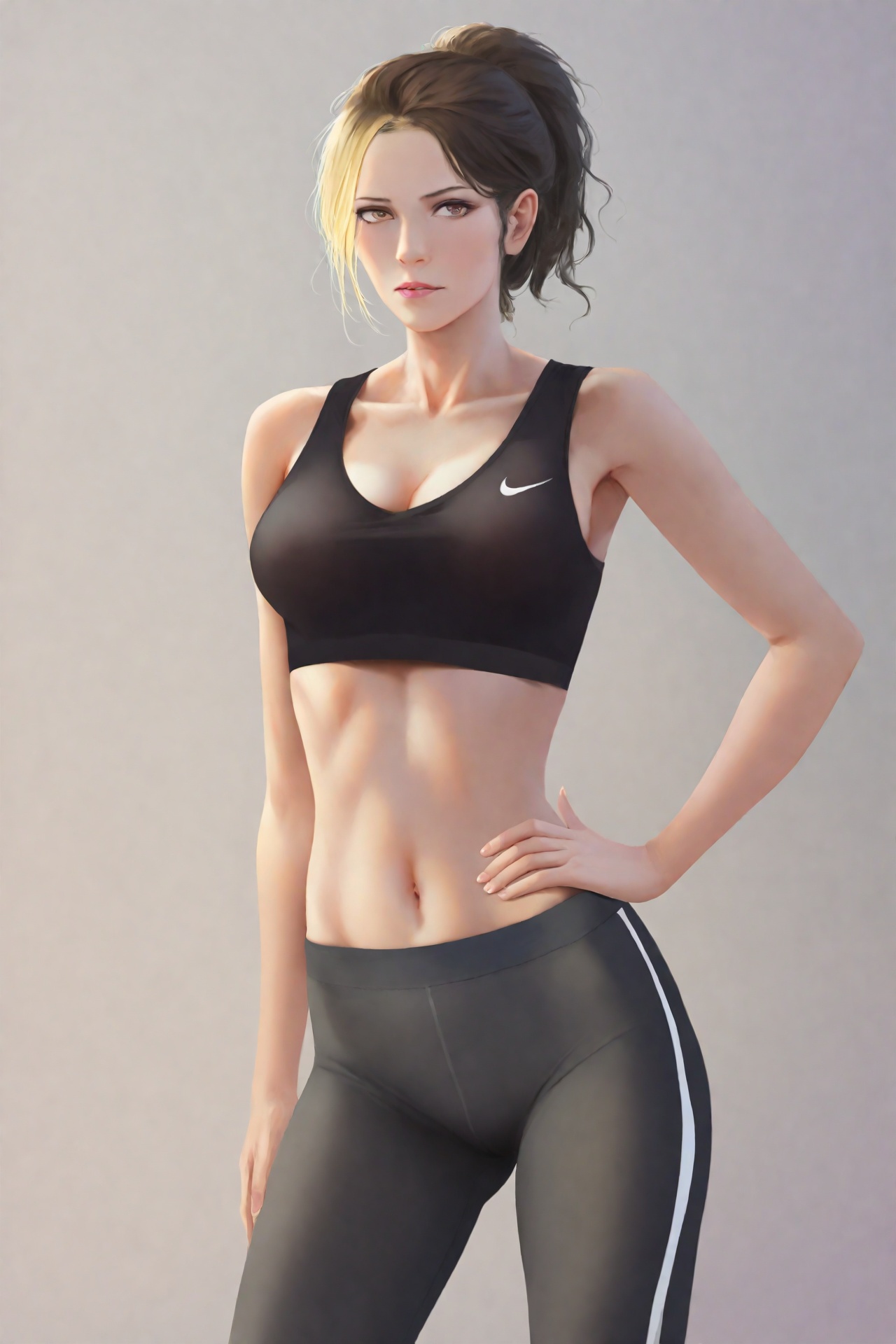 Colored lead Style,  1girl,  solo on Tensor.Art