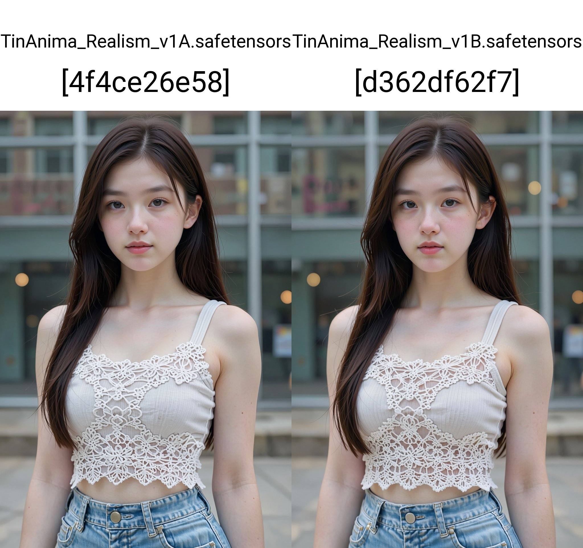 A photograph of a young Asian woman with fair skin and long,  straight,  dark brown hair. She wears a white on Tensor.Art
