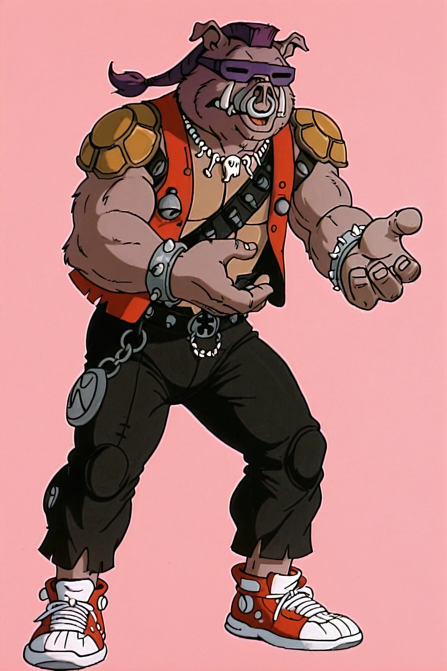 TMNT1987 Style,  bebop87,  1boy by flyx3 on Tensor.Art