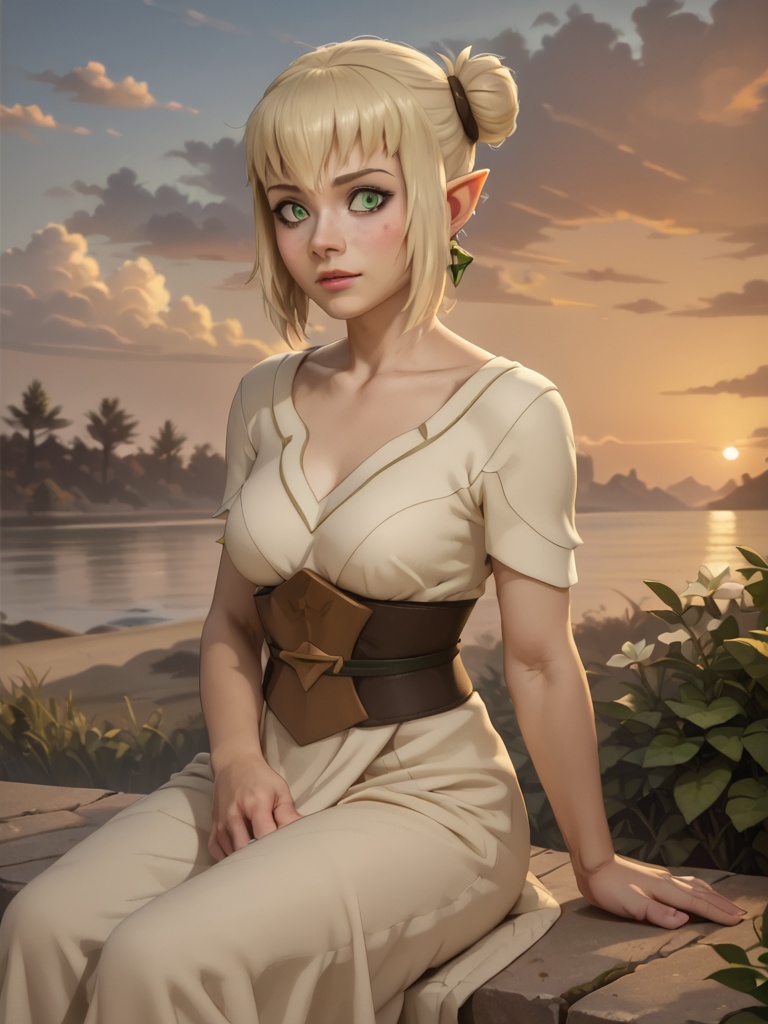 evangelyne,  realistic,  solo on Tensor.Art