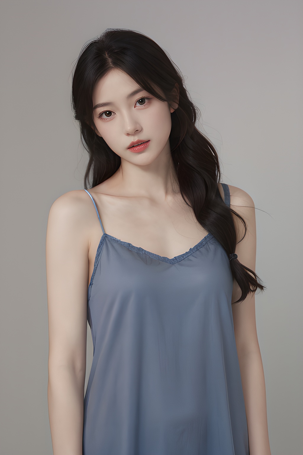 <lora:0807_10:0.7>,simple background,nightgown,, 1girl,realistic,masterpiece, best quality, photorealistic, HDR,detail