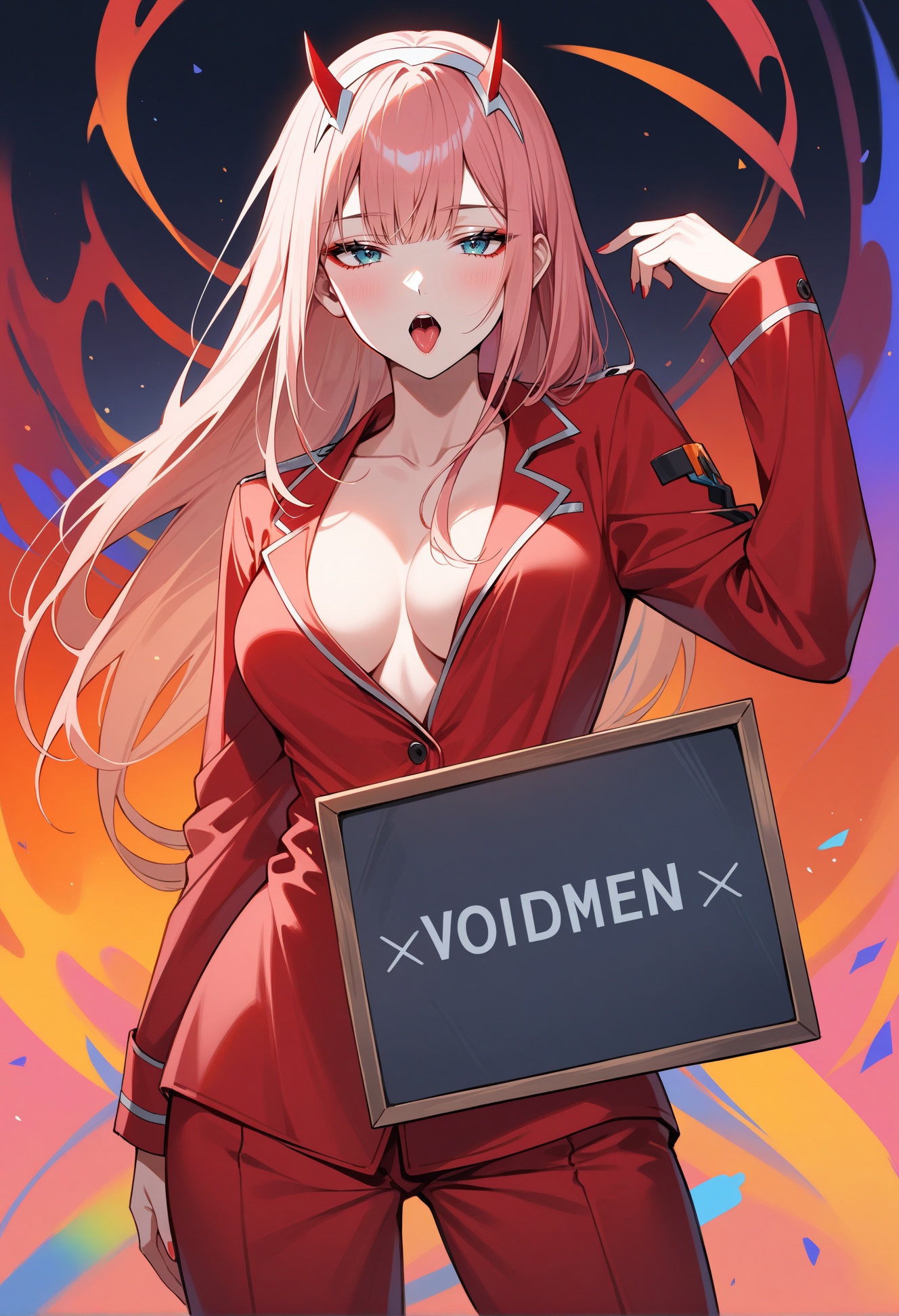 zero two \(darling in the franxx\),  darling in the franxx,  (masterpiece on Tensor.Art