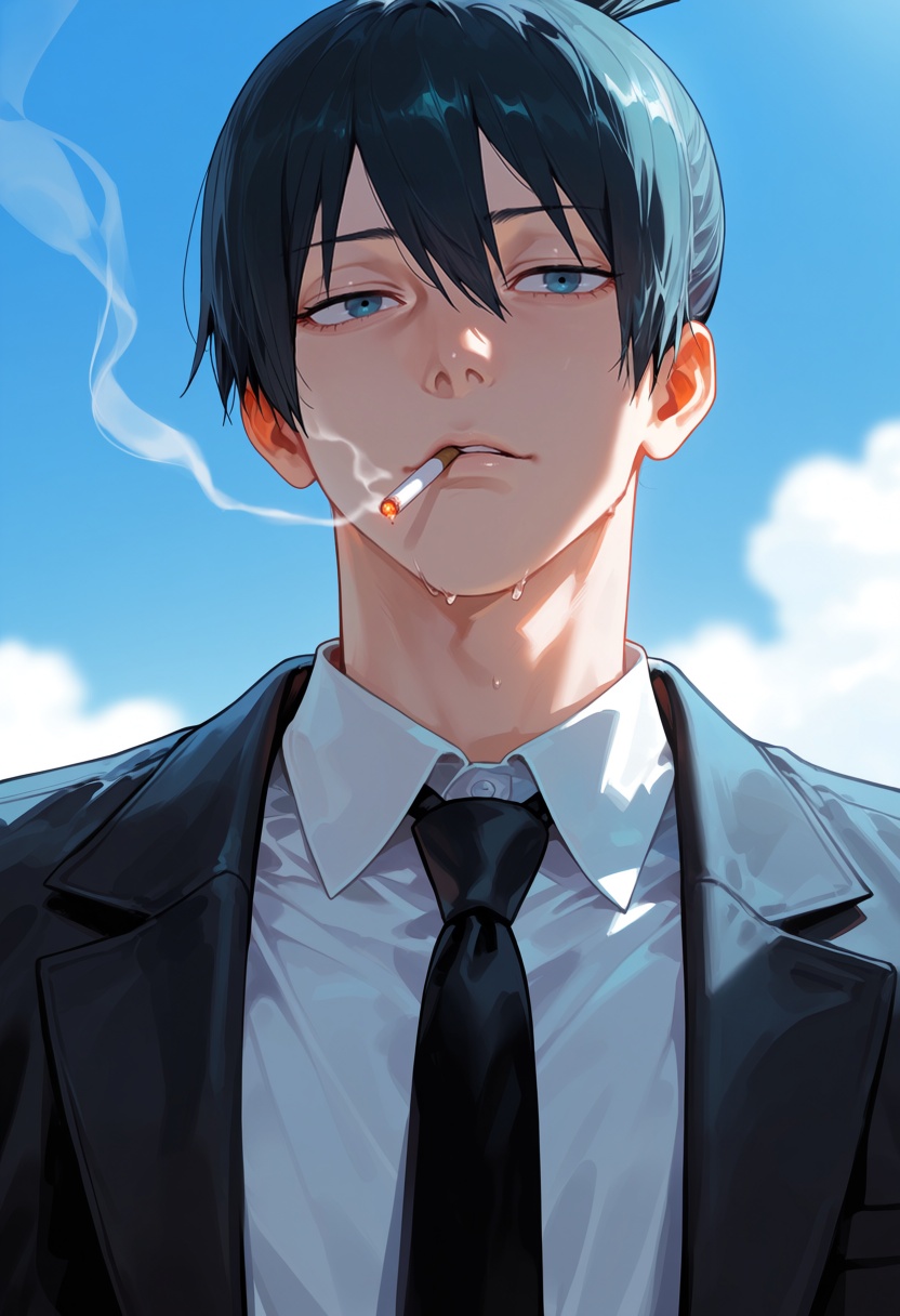 masterpiece,  best quality,  chainsaw man on Tensor.Art