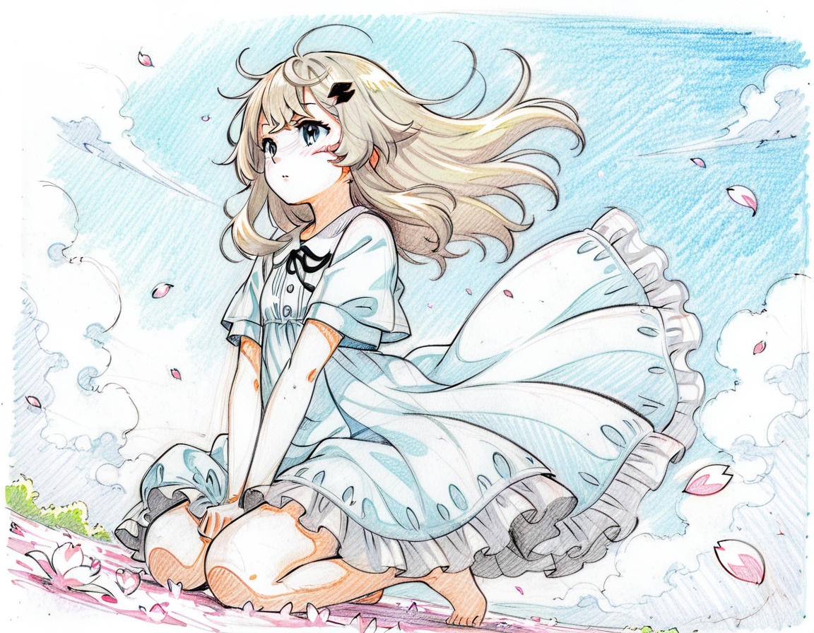 detailed background,  detailed eyes,  traditional media on Tensor.Art
