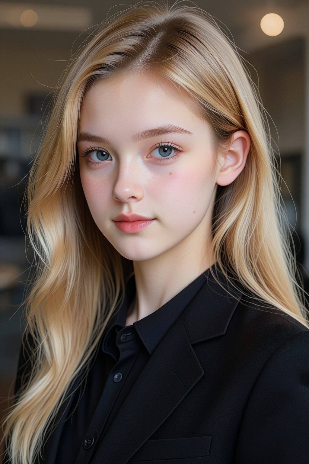 1girl,  solo,  blonde hair on Tensor.Art
