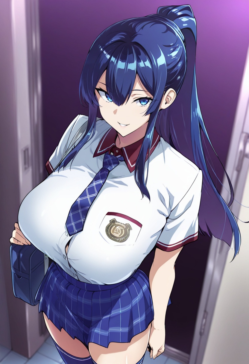 lazypos,  Aomiya_Mizuha,  long hair on Tensor.Art
