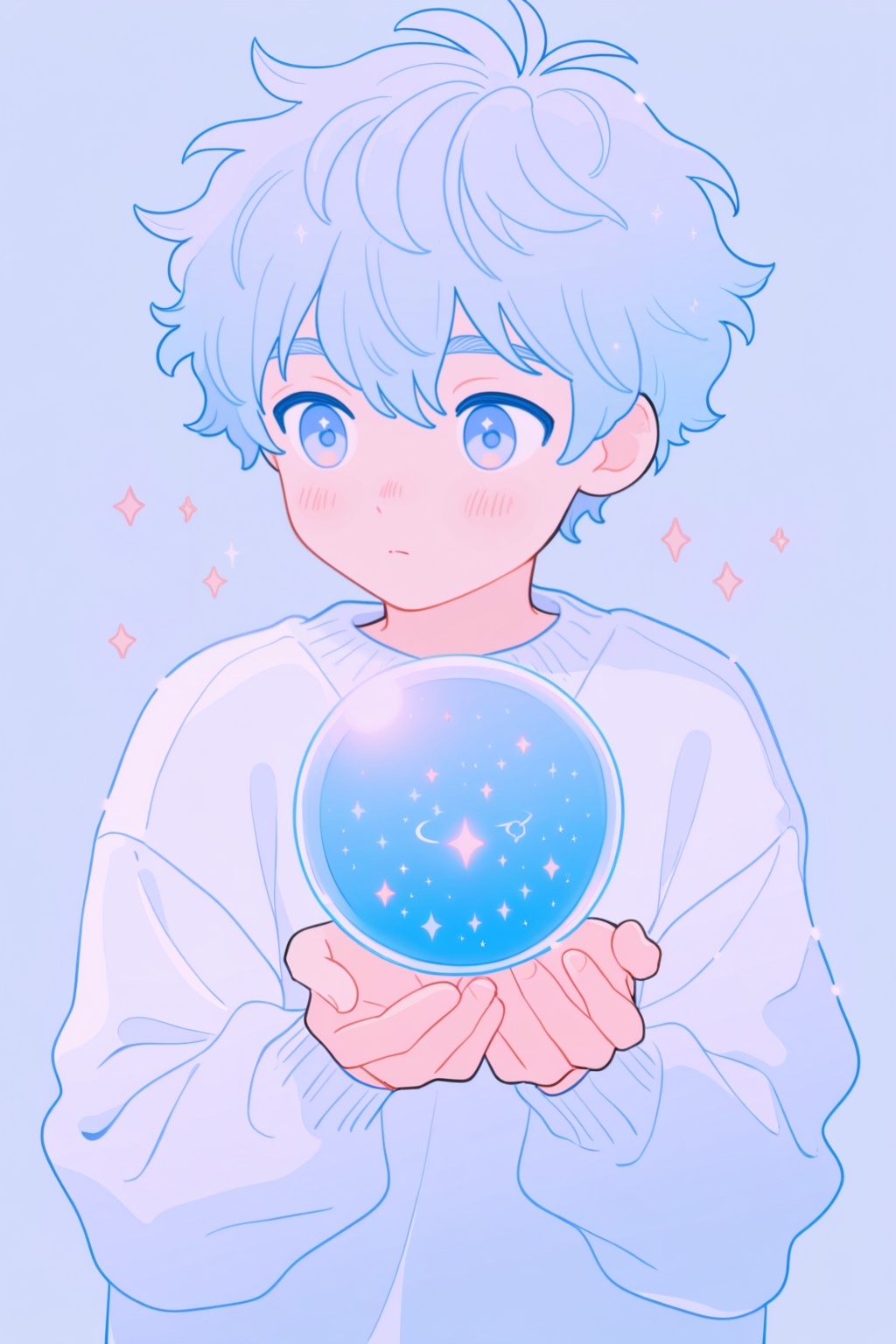 pastel colors,  sparkles,  1boy on Tensor.Art