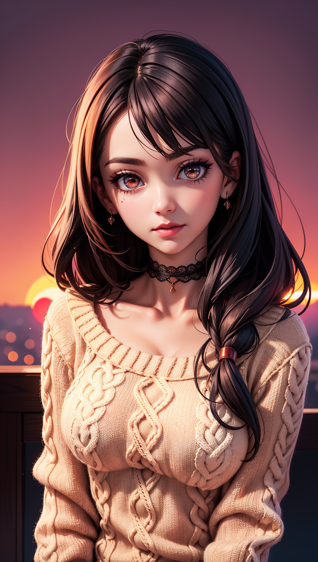 1 young cute iranian girl,  very slim,  skinny on Tensor.Art