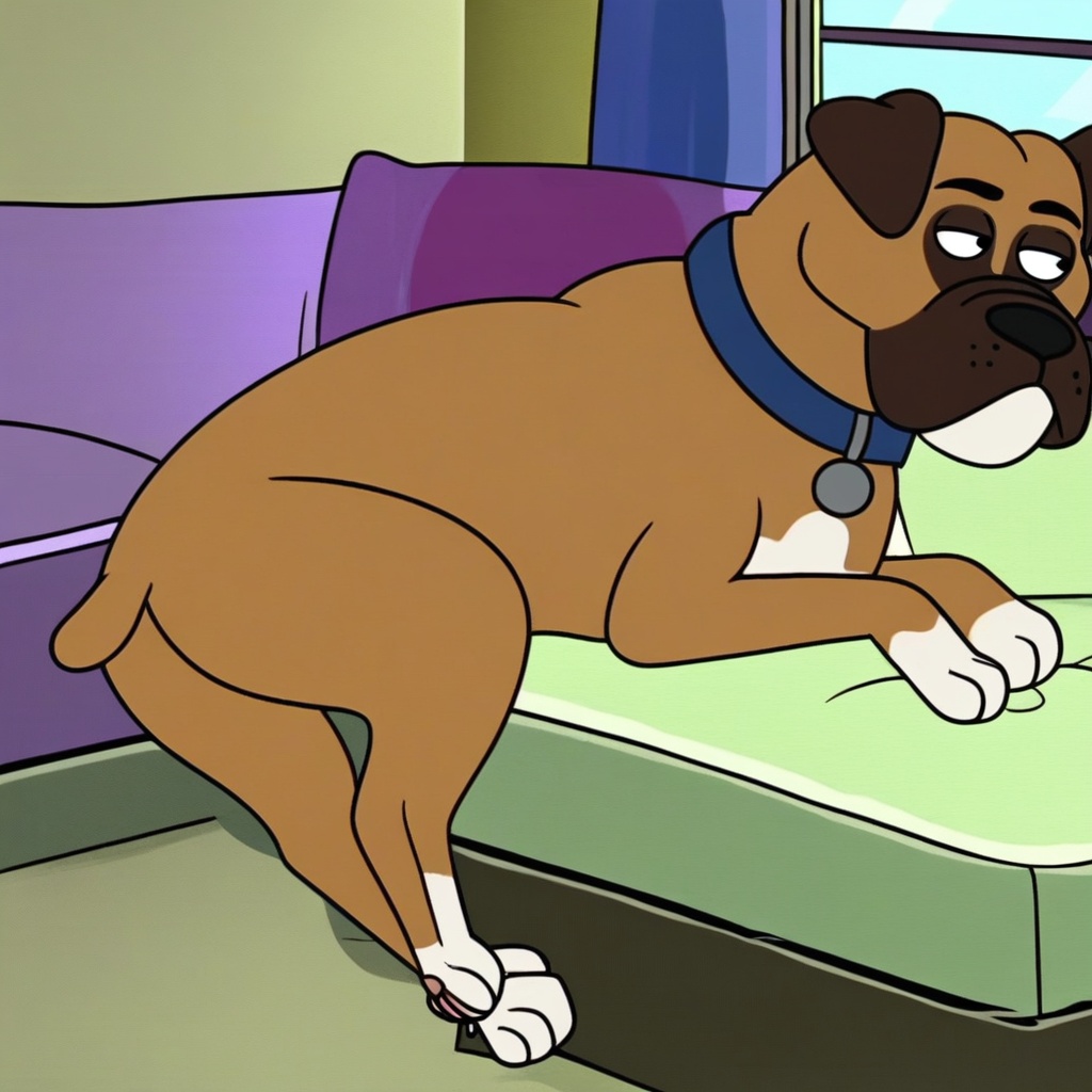 Cuddles Boxer,  feral,  solo on Tensor.Art