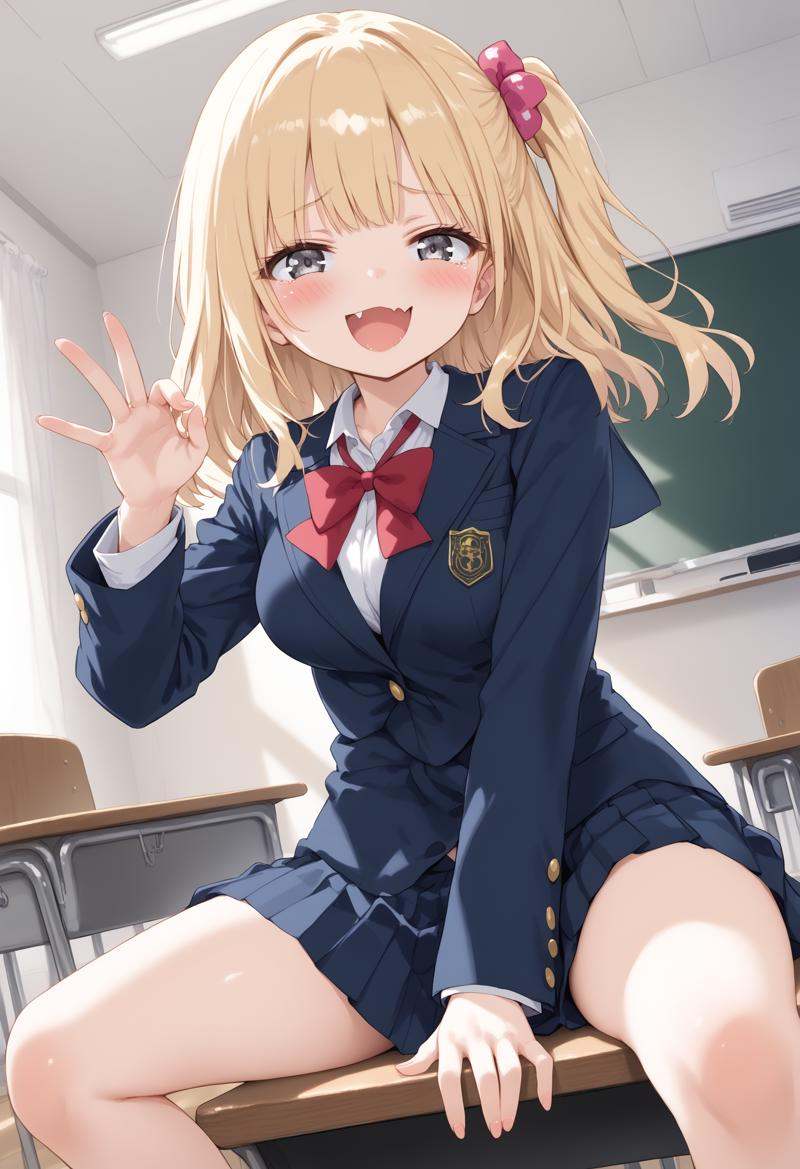 1girl,  medium breasts,  school uniform on Tensor.Art