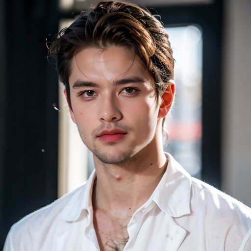 The Atmosphere of Film Cinema, captivating visuals, RAW photo,high quality, delicate features,contour light,backlighting,Professional photography,,exquisite composition,look at the viewer1boy,sportsman, Visual_Optimization, Color_Harmonization, 