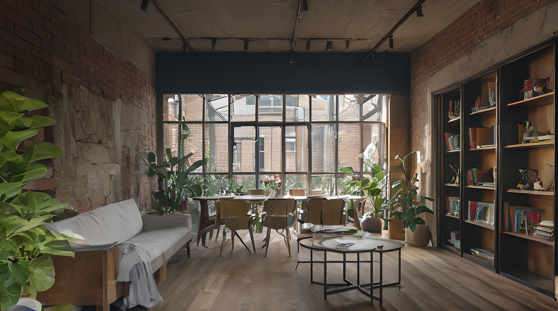 <lora:gongyefeng XL1.0-000008:1>,gongyefeng,, no humans,window,table,couch,indoors,chair,wooden floor,vase,cup,lamp,potted plant,book,flower,shelf,plant,masterpiece,8K,reality,day,incredibly absurdres,huge filesize,