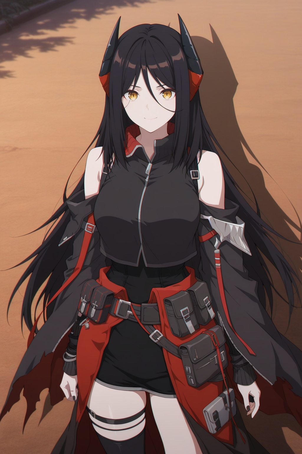 ines_arknight_ilxl,  baseoutfit,  1girl on Tensor.Art