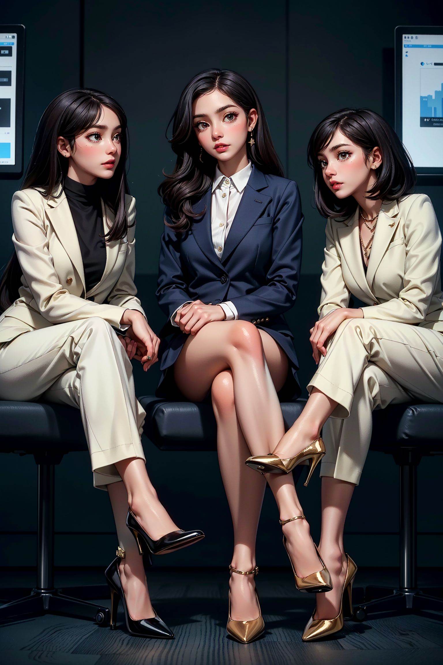 3girls,  masterpiece,  high quality on Tensor.Art