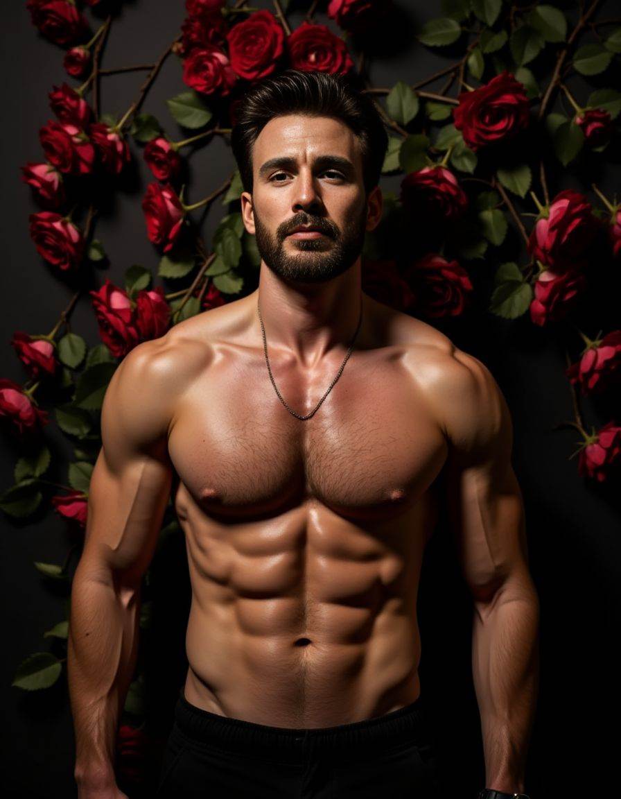 Chris Evans ,  medium shot,  realistic photography on Tensor.Art
